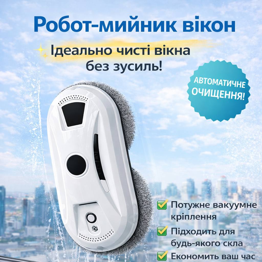 Робот мийник вікон Glass cleaning machine